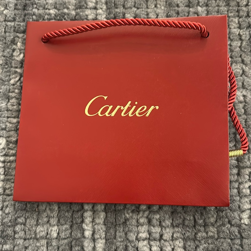 Cartier shopping bag